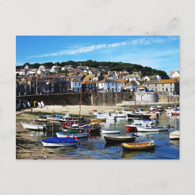 Cartão Postal Mousehole, Cornwall UK Postcard (Frente)