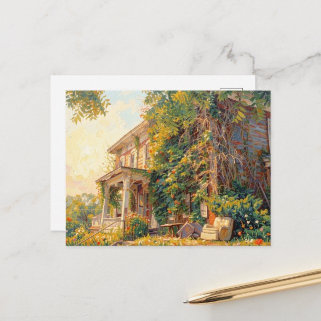 Cartão Postal Móveis da Casa Abandonada Inclusos (Frente/Verso In Situ)
