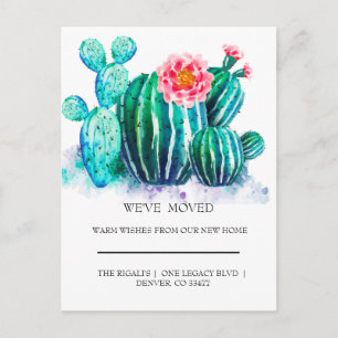 Cartão Postal movendo-se para casa do Cactus