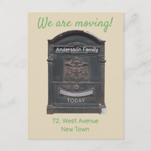 Cartão Postal Movendo Texto Personalizado da Caixa de Correio Pr