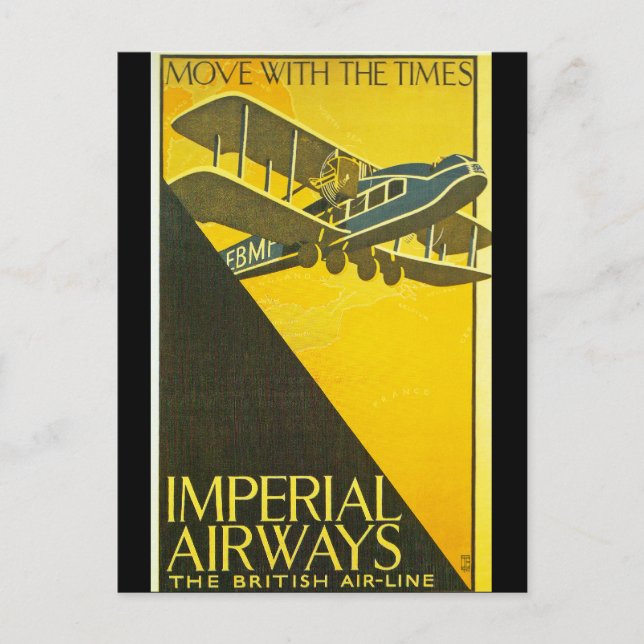 Cartão Postal Mover com os tempos (Frente)