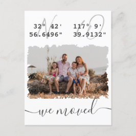 Cartão Postal Movimentação de fotos da família Latitude Longitud