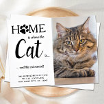 Cartão Postal Movimentamos a Foto Cat para Novo Endereço Pet Mov<br><div class="desc">Lar é onde o gato está... e o gato se mexeu! Deixe seu melhor amigo anunciar sua jogada com este cartão de anúncio personalizado fotógrafo fotógrafo fotógrafo fotógrafo fotógrafo fotógrafo fofo e engraçado. Personalize com sua foto favorita de gato, seus nomes e seu novo endereço. Este anúncio em movimento é...</div>