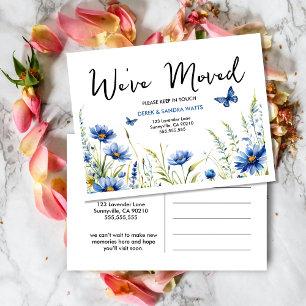 Cartão Postal Movimentamos novas rosas rosa de endereço