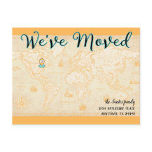 Movimentamos o Mapa de Vintage com o Endereço do P