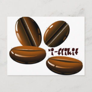 Cartão Postal movimento de feijão