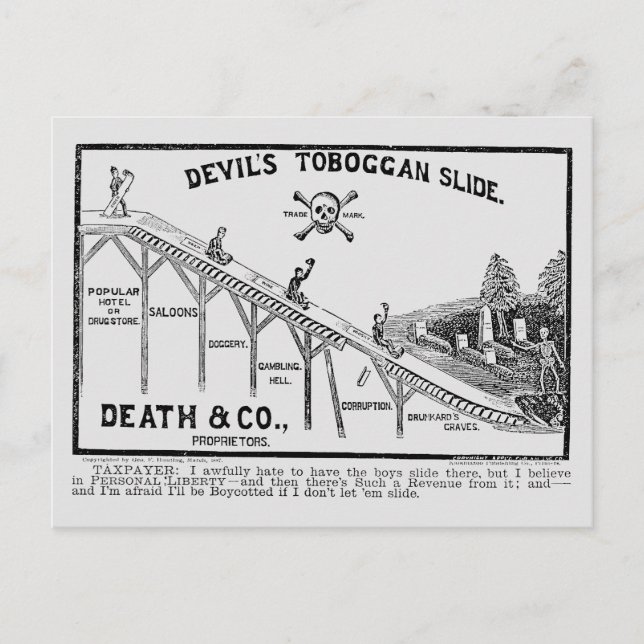 Cartão Postal Movimento de temperatura, 1887 (Frente)