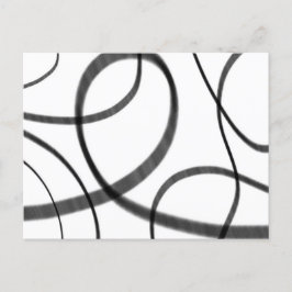 Cartão Postal Movimento em Preto e Branco
