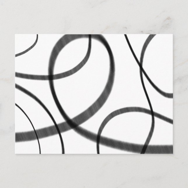 Cartão Postal Movimento em Preto e Branco (Frente)