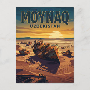Cartão Postal Moynaq Uzbequistão