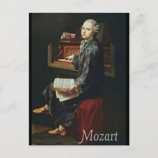 Cartão Postal Mozart