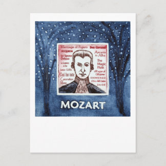 Cartão postal Mozart