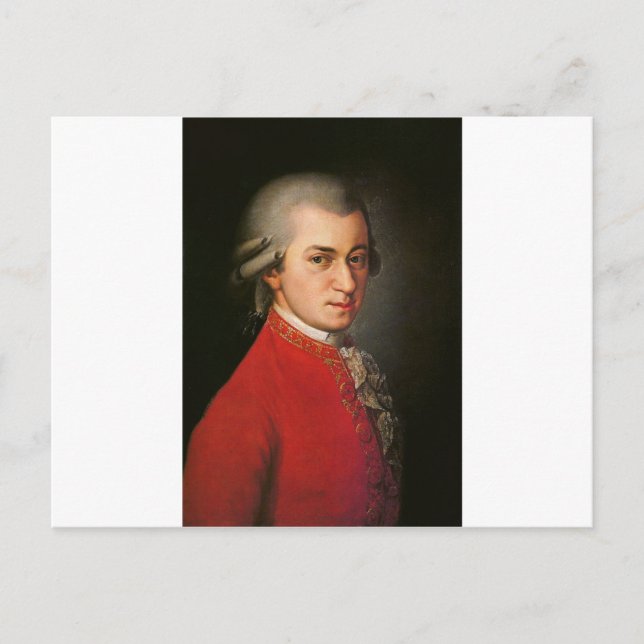 Cartão Postal mozart (Frente)