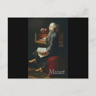 Cartão Postal Mozart