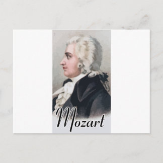 Cartão Postal Mozart