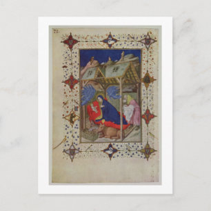 Cartão Postal MS 11060-11061 Horas de Notre Dame: Prime, The Bir