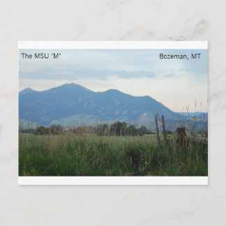 Cartão postal MSU "M"