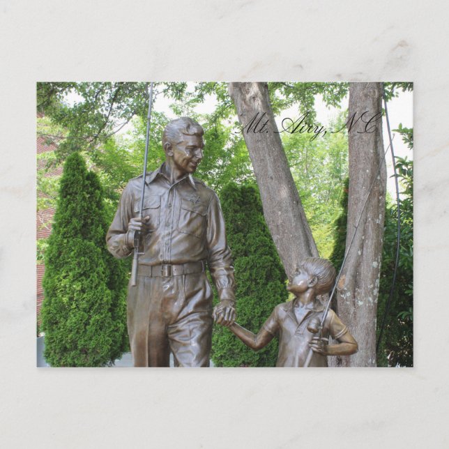 Cartão postal Mt Airy North Carolina Mayberry (Frente)