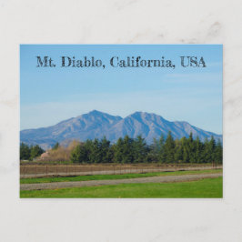 Cartão Postal Mt. Diablo