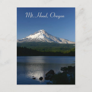 Cartão Postal Mt Hood do Lago Trillium