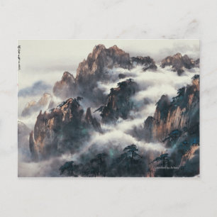 CARTÃO POSTAL MT. HUANG SHAN