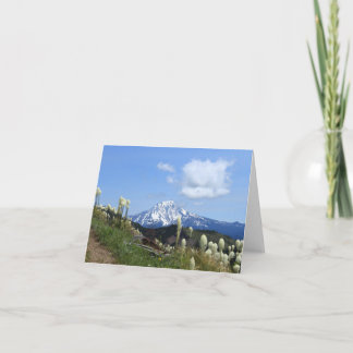 Cartão postal Mt. Jefferson 4x6 em branco.