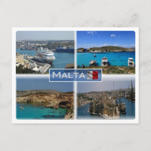 Cartão Postal MT Malta -