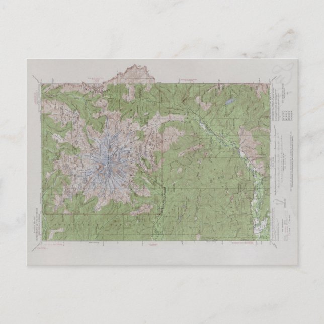 Cartão Postal Mt. Rainier (1924) (Frente)