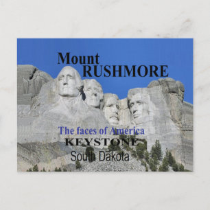 Cartão Postal Mt. Rushmore