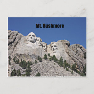 Cartão Postal Mt. Rushmore