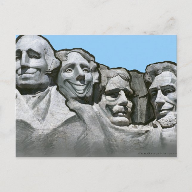 Cartão Postal Mt Rushmore (Frente)