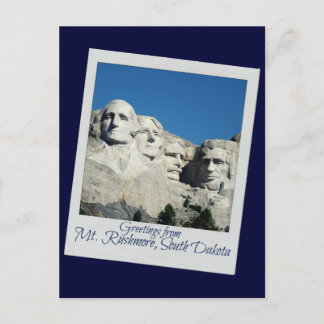 Cartão Postal Mt. Rushmore