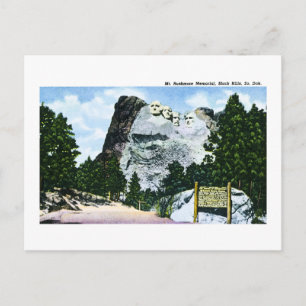 Cartão Postal Mt. Rushmore Memorial, Dakota do Sul