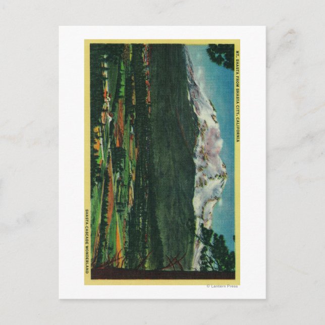 Cartão Postal Mt. Shasta View de Shasta CityShasta, CA (Frente)