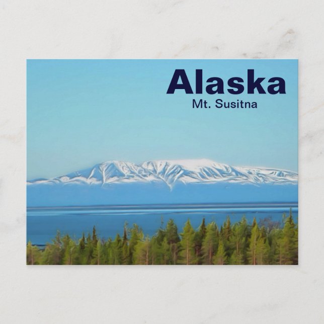 Cartão Postal Mt. Susitna (Frente)