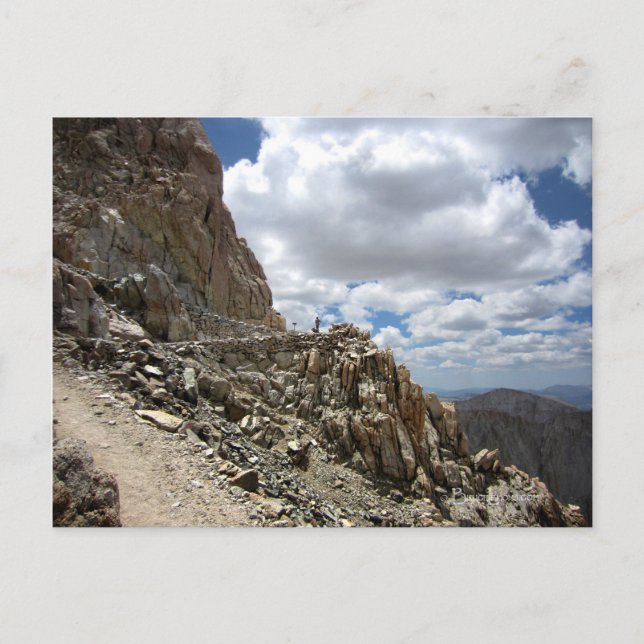 Cartão Postal Mt Whitney Trail Junction - John Muir Trail (Frente)