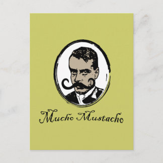 Cartão Postal Mucho Mustacho - Zapata