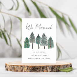 Cartão Postal Mudamos de Anúncio de Movimentação de Endereços