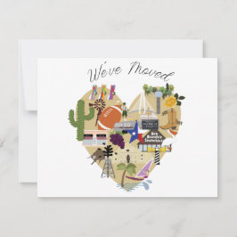 Cartão Postal Mudamos para Dallas Texas
