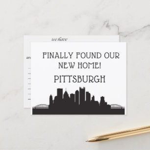 Cartão Postal Mudámos para Pittsburgh