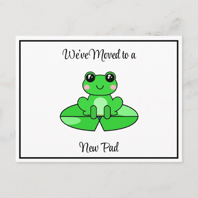 Cartão Postal Mudamos para um Novo Pad (Frente)