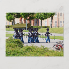 Cartão Postal Mudança da Guarda, Copenhaga, Dinamarca