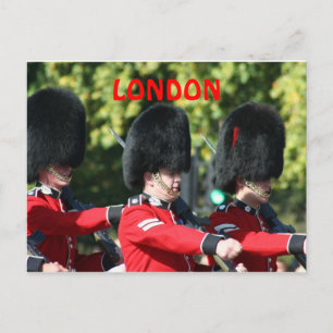 Cartão Postal Mudança da Guarda de Londres