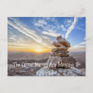 Cartão Postal Mudança De Endereço Para Colorado