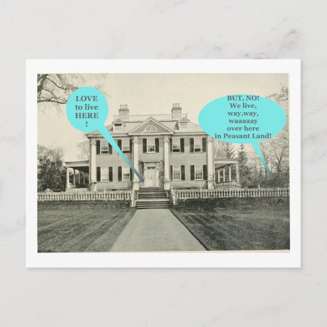 Cartão Postal Mudança de Endereço Terreno Camponês (Frente)