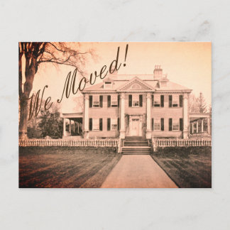 Cartão Postal Mudança de endereço - The Mansion House -