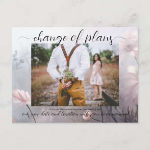 Cartão Postal Mudança de Planos 2 Margaridas Rosa