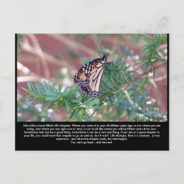 Cartão Postal Mudanças de vida de presentes inspiracionais