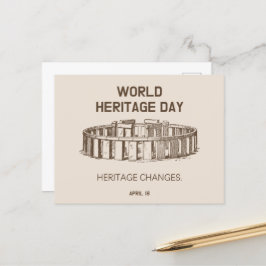 Cartão Postal Mudanças no Patrimônio Mundial 2023