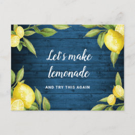 Cartão Postal Mudar a Data Evento Cancelado Postergado Limões